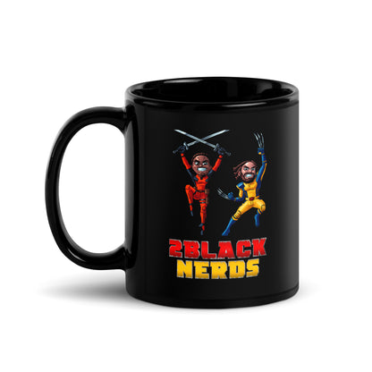 2BM Black Glossy Mug