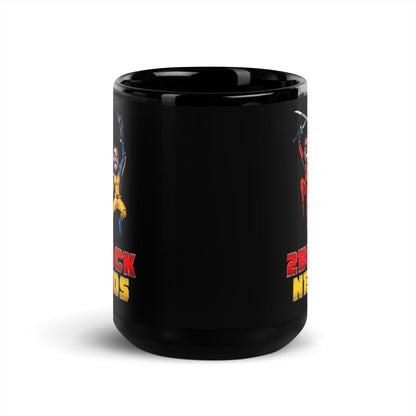 2BM Black Glossy Mug