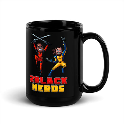 2BM Black Glossy Mug