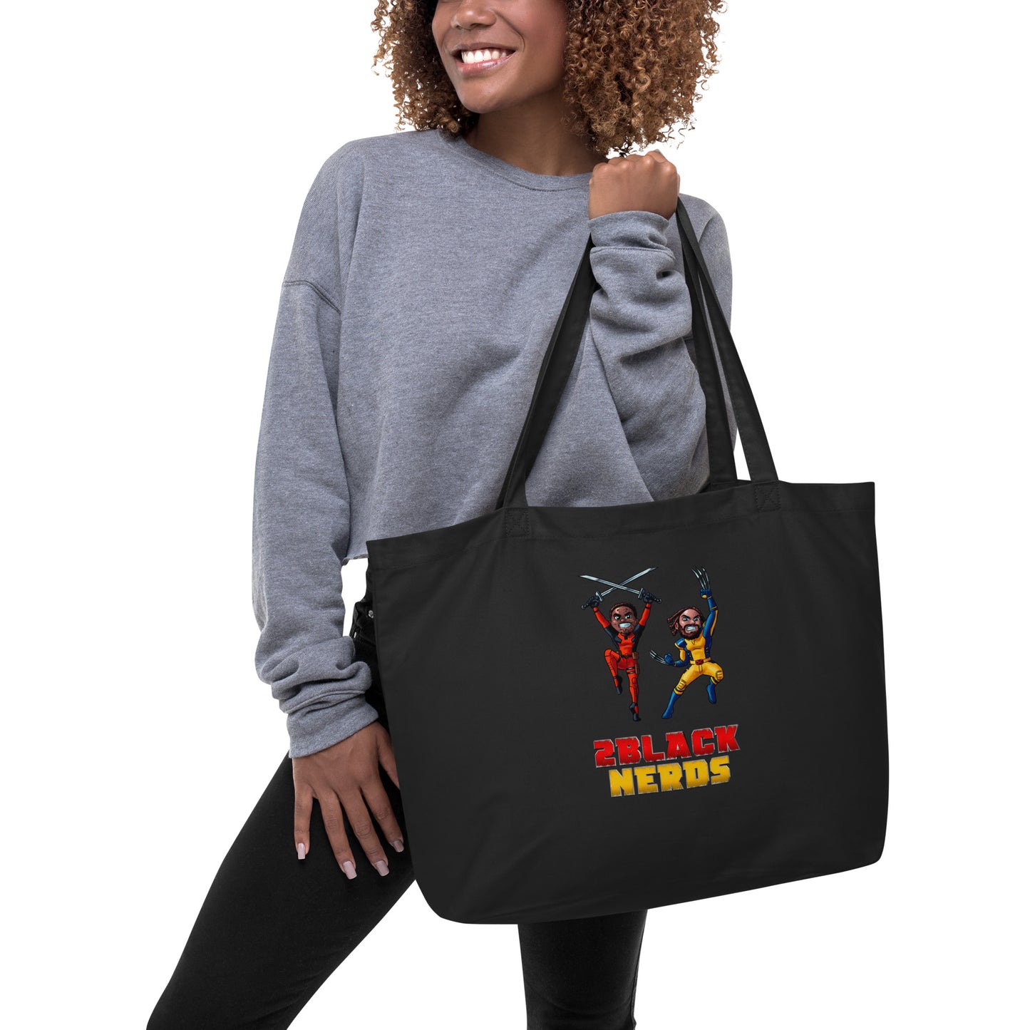 2 Black Mutants Tote Bag