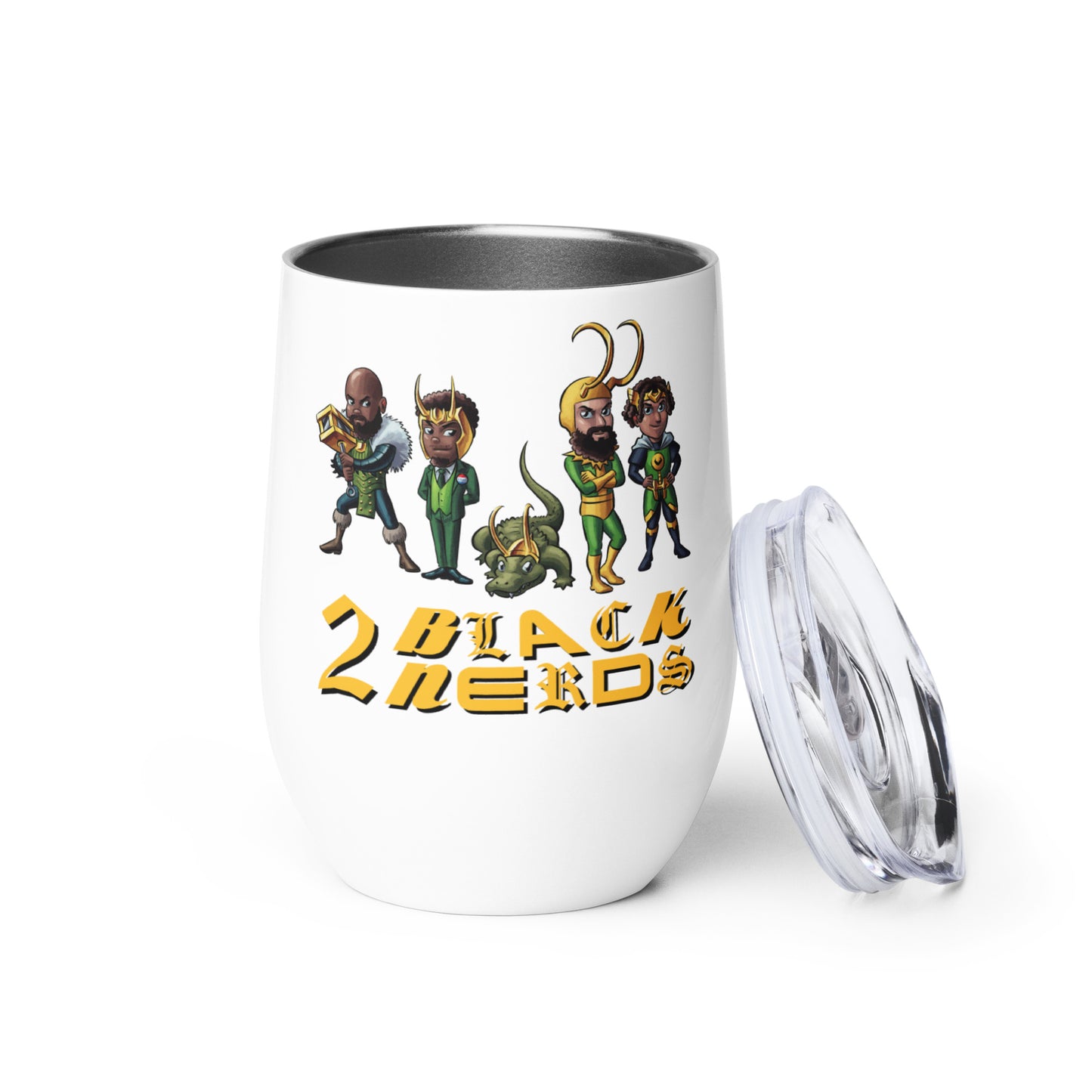 Nerds of Mischief wine tumbler