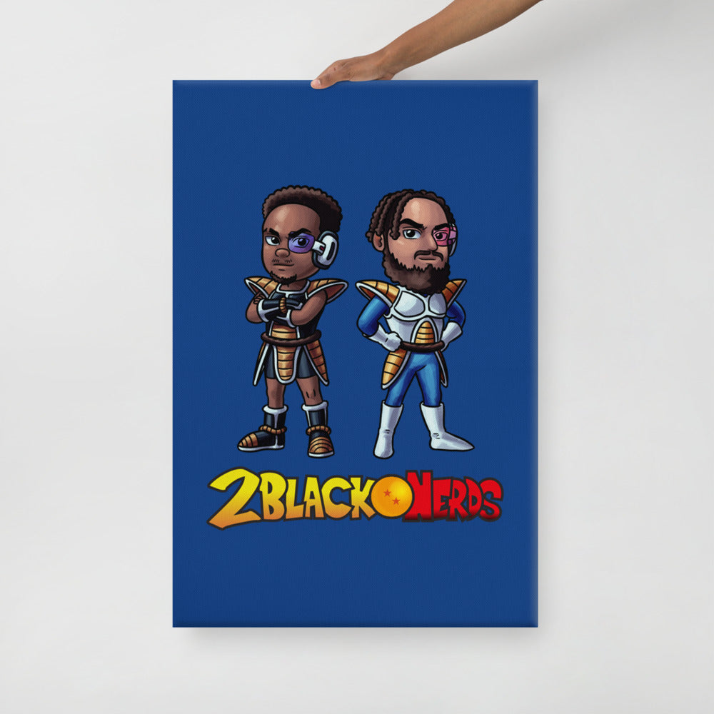 2 Black Saiyans Canvas