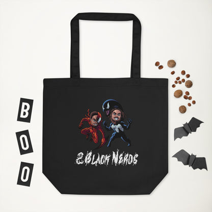 2 Black Symbiotes Tote Bag