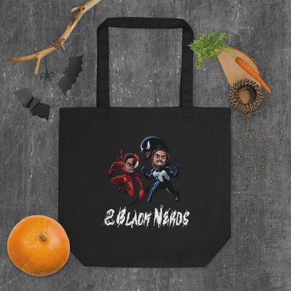 2 Black Symbiotes Tote Bag