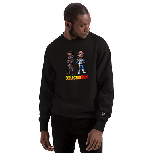 2 Black Saiyans Champion Sweatshirt