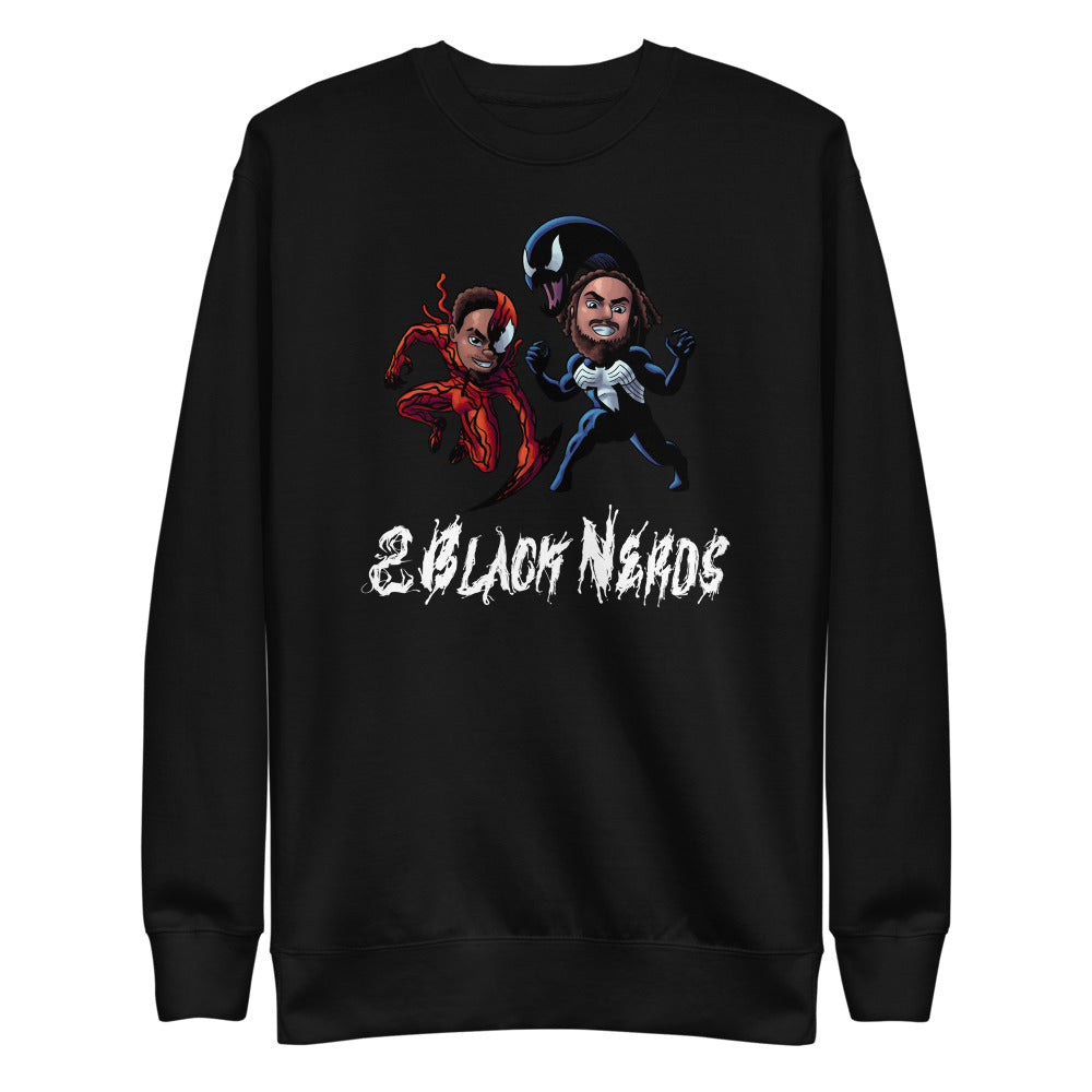 2 Black Symbiotes Unisex Fleece Pullover